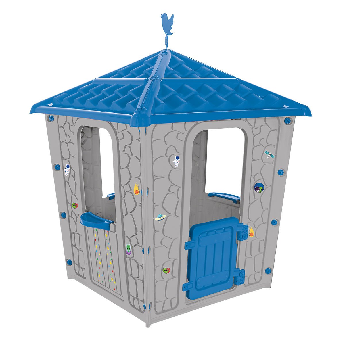 Taş Ev Gri/Mavi (06-437)