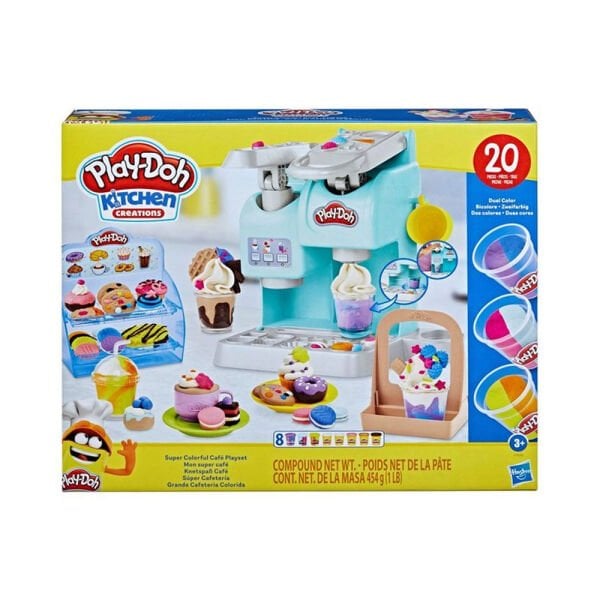Play Doh Süper Renkli Kafe Oyun Seti
