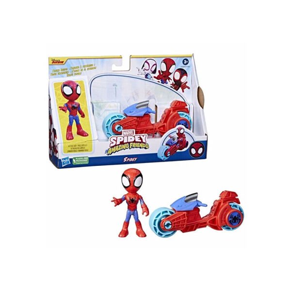 Spider And Hıs Amazıng Frıends Motorsiklet Ve Figür Spidey 1 F6777-F7459