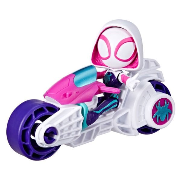 Spidey And His Amazing Friends Motorsiklet Ve Figür Ghost Spider F6777-F7461