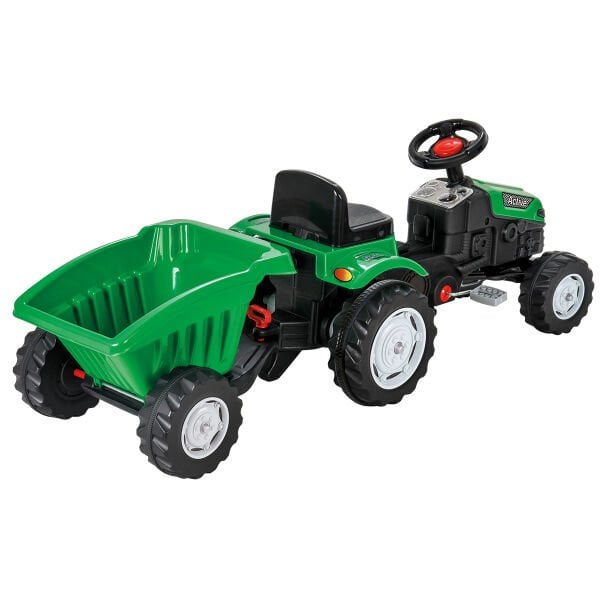 Active Römorklu Traktör Yeşil (07-316)