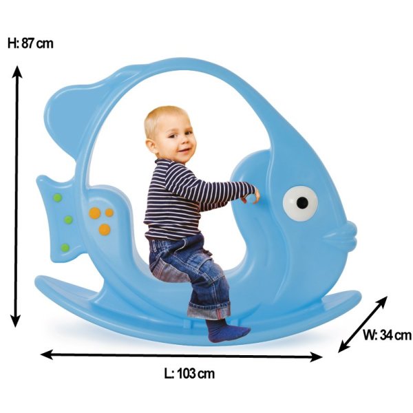 Sallanan Balık Bebek Mavi (06-151)