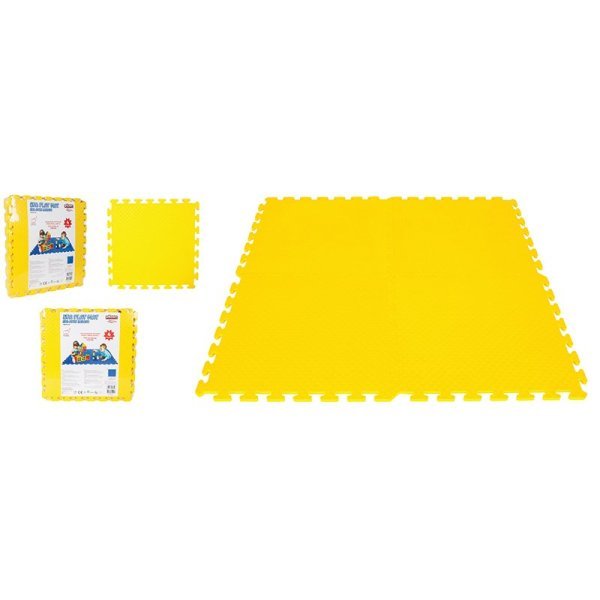 Eva Oyun Karosu 50cm x 50cm x 10mm (4 Adet) Sarı (03-435)