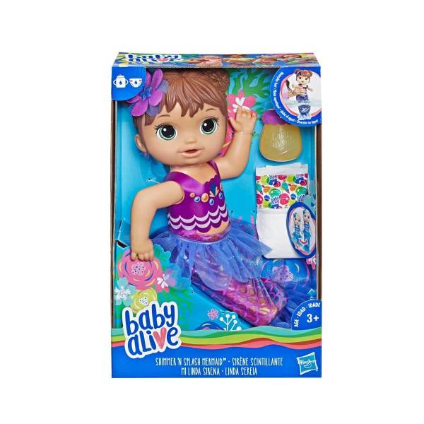 Baby Alive Deniz Kızı Bebeğim - Kumral