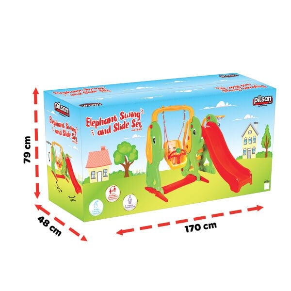 Fil Kaydırak Ve Salıncak Seti