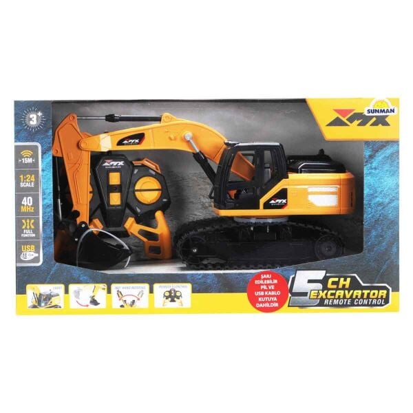 1:24 Uzaktan Kumandalı Ekskavatör