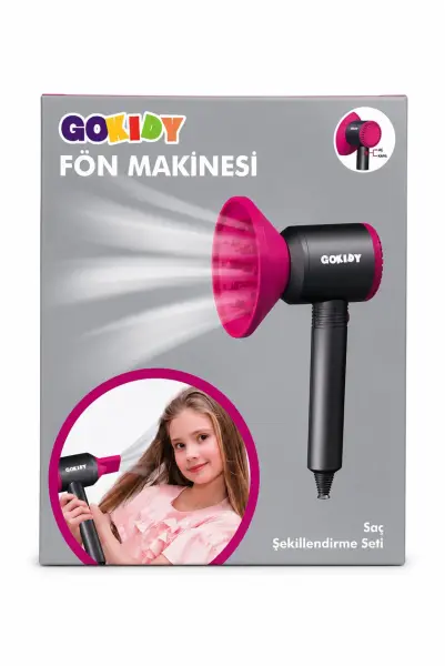 GoKidy Fön Makinesi Saç Şekillendirme Seti