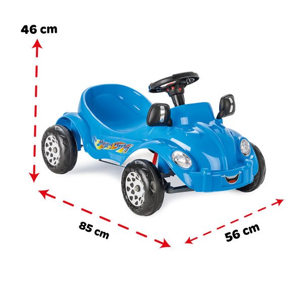 Happy Herby Pedallı Araba Kırmızı (07-303)