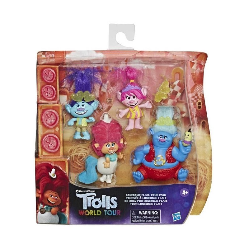 Trolls World Tour Lonesome Flats Turu Figür Seti