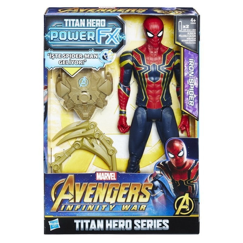 Avengers: Infinity War Titan Hero Power FX Spider-Man Figür