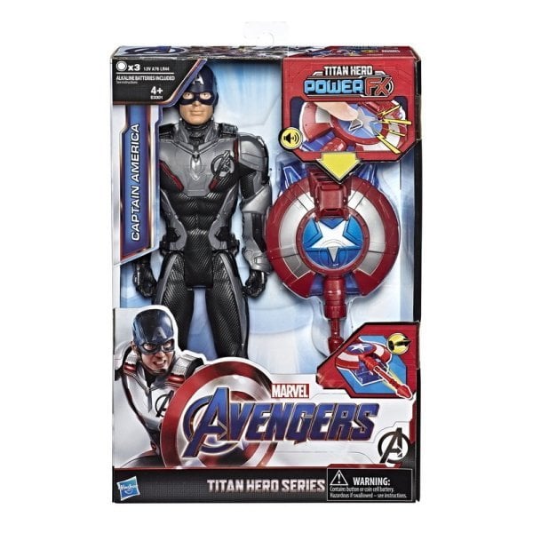 Marvel Avengers: Endgame Titan Hero Power FX Captain America Figür