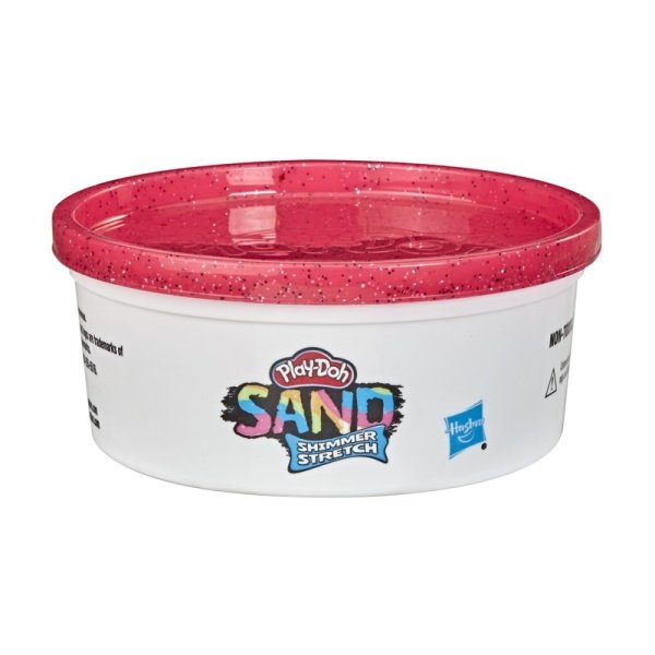 Play-Doh Simli Esnek Kum Tekli Hamur Kırmızı (Simli)