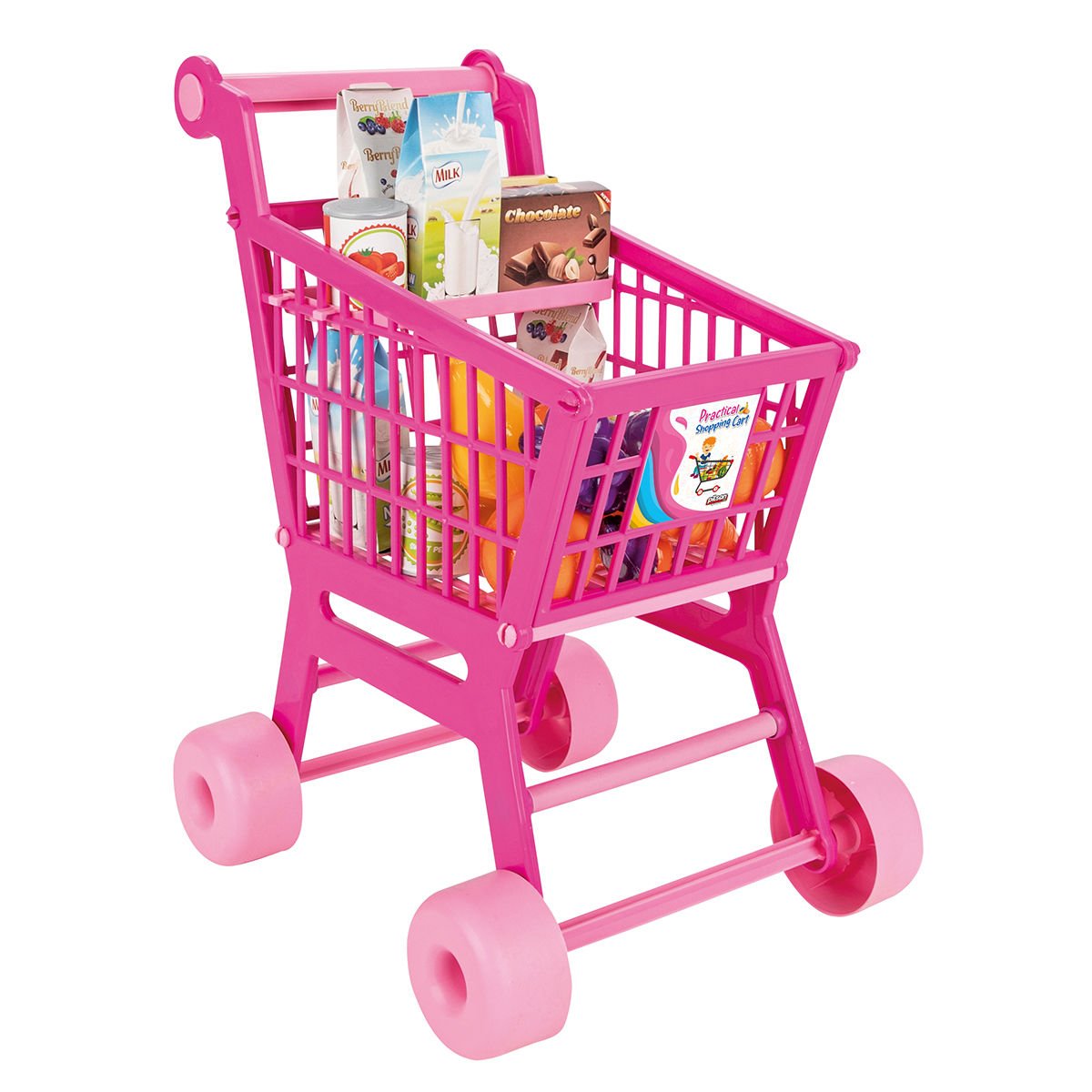 Pratik Market Arabası Pembe (07-608)