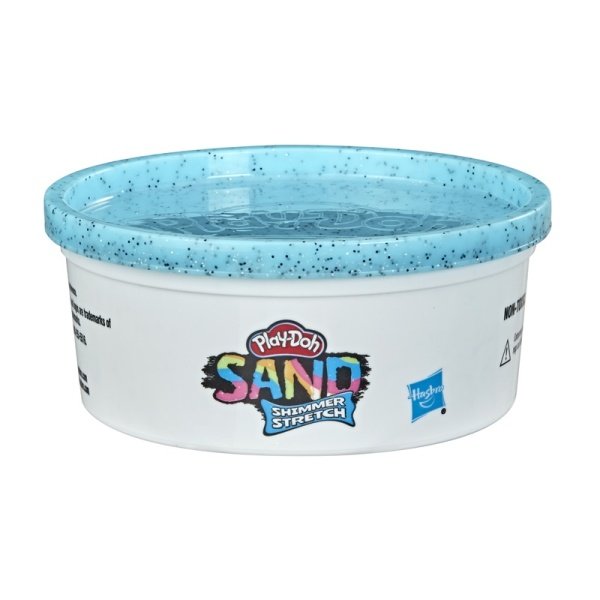 Play-Doh Simli Esnek Kum Tekli Hamur Açık Mavi (Simli)