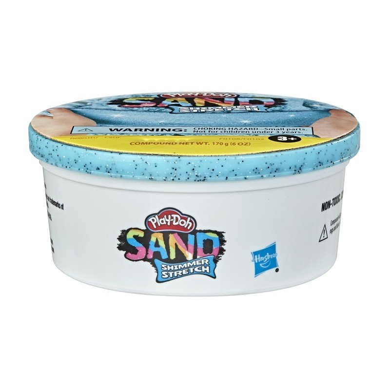 Play-Doh Simli Esnek Kum Tekli Hamur Açık Mavi (Simli)