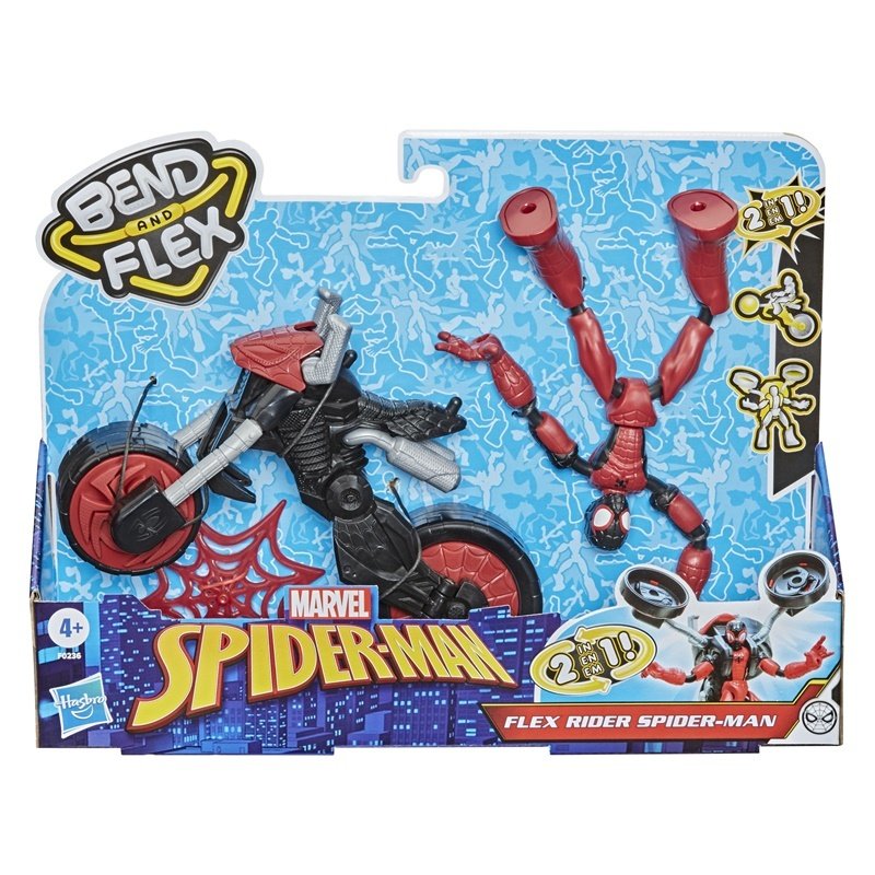 Spider-Man Bend & Flex Spider-Man ve Motosikleti