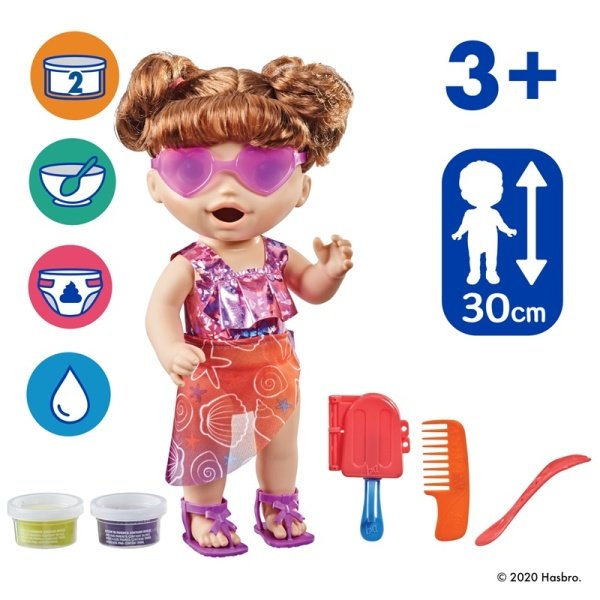 Baby Alive Bebeğimle Yaz Eğlencesi - Kumral