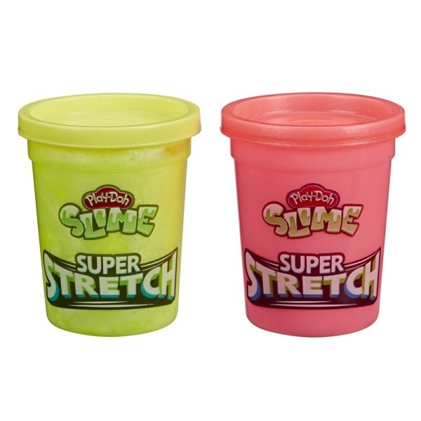 PLAY-DOH SLIME SÜPER ESNEK 2'Lİ HAMUR Sarı ve Kırmızı F3236