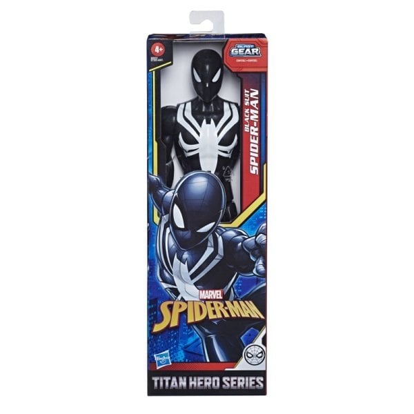 Spider-Man Titan Hero Web Warriors Siyah Zırhlı Spider-Man Figür