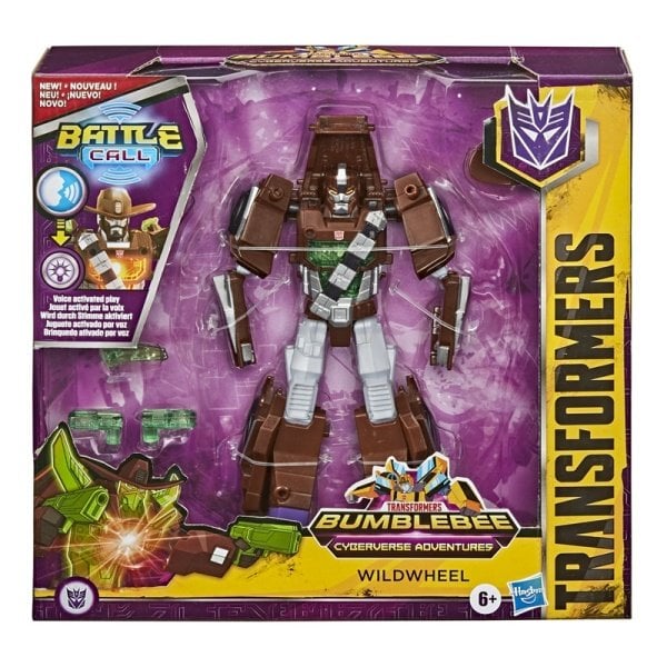 Transformers Bumblebee Cyberverse Maceraları Battle Call Wildwheel Figür