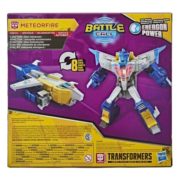 Transformers Bumblebee Cyberverse Maceraları Battle Call Meteorfire Figür