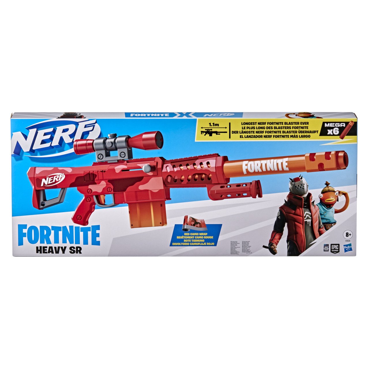 NERF ナーフ FORTNITE フォートナイト HEAVY SR Nerf Fortnite Heavy SR Mega | Oyuncaklar Şehri