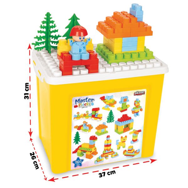 Aksesuarlı Master Bloklar (260 Parça)