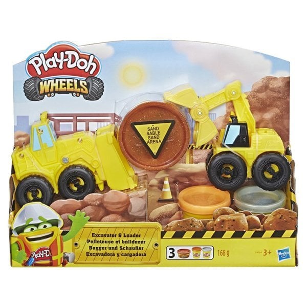 Play-Doh Çalışkan Buldozer ve Kepçe