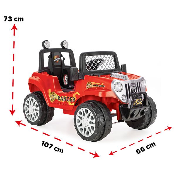 Ranger 12V Akülü Uzaktan Kumandalı Araba Kırmızı (05-107)