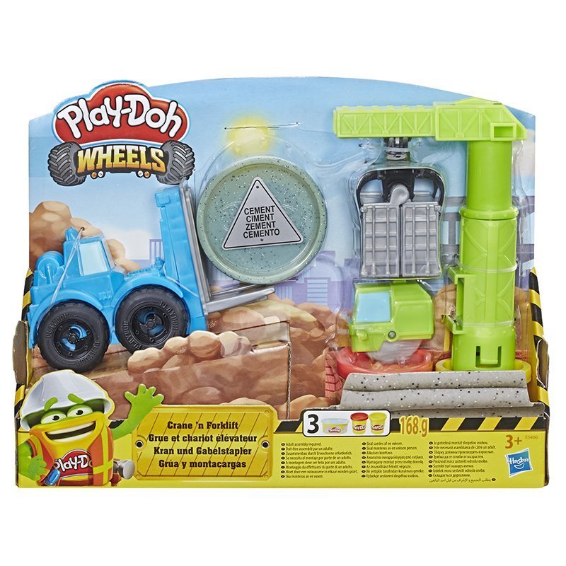 Play-Doh Çalışkan Vinç ve Forklift