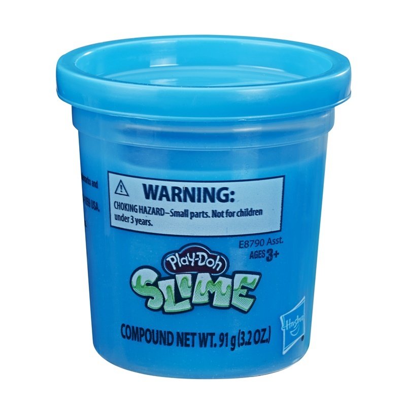 Play-Doh Slime Tekli Hamur Metalik Açık Mavi (E8790)