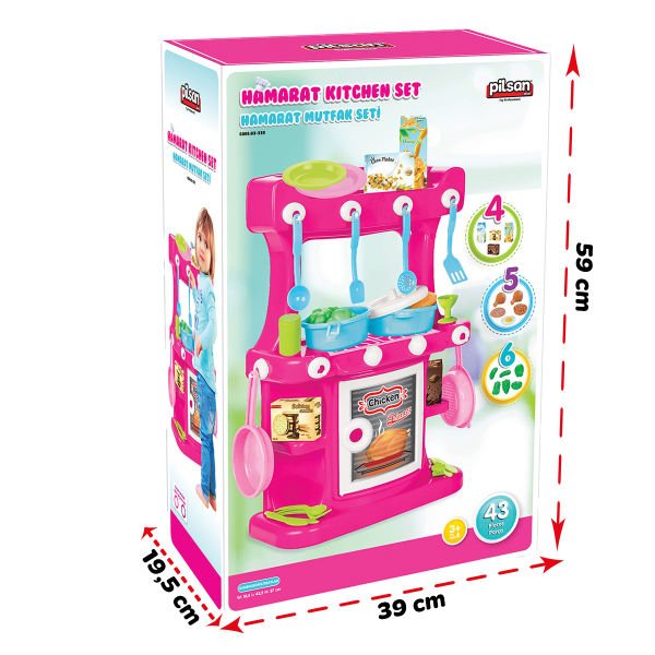 Hamarat Mutfak Seti 03-335(Pembe)