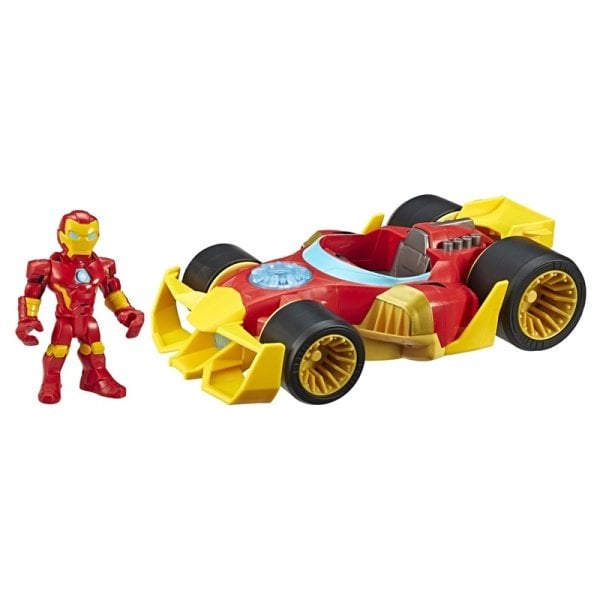 Marvel Super Hero Adventures - Iron Man Mega Mini Figür ve Araç