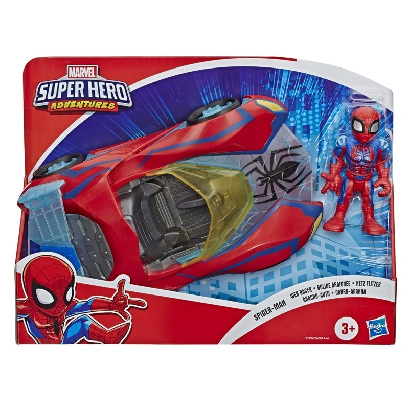 Marvel Super Hero Adventures - Spider-Man Mega Mini Figür ve Araç