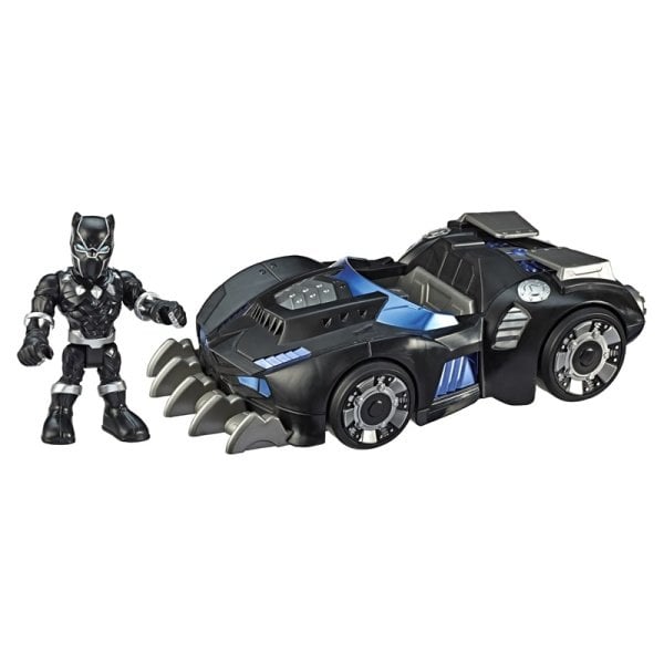 Marvel Super Hero Adventures - Black Panther Mega Mini Figür ve Araç